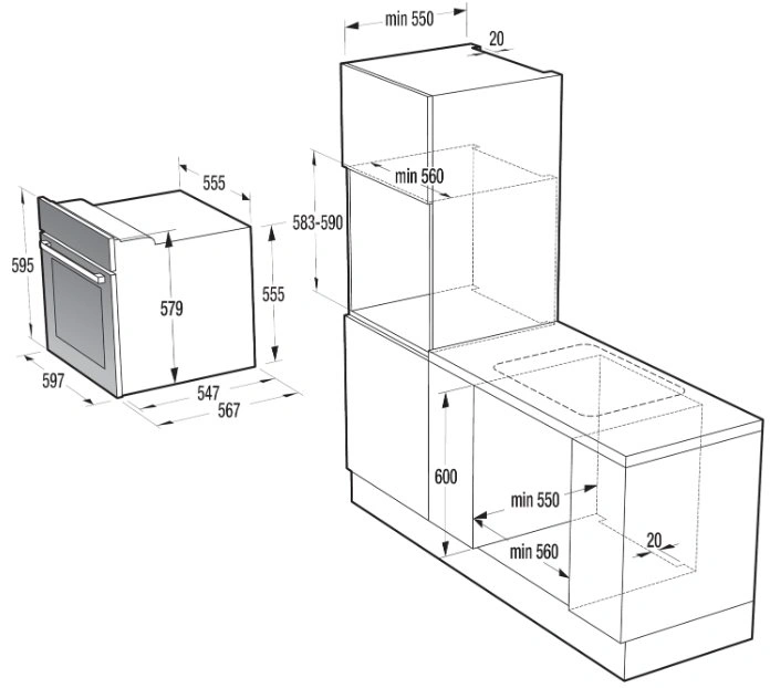 Встраиваемый духовой шкаф Gorenje BO758ORAB original5 Встраиваемый духовой шкаф Gorenje BO758ORAB original5