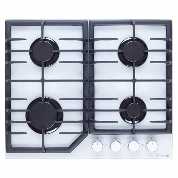 Поверхность газовая на стекле Perfelli HGG 61494 WH original1 Поверхность газовая на стекле Perfelli HGG 61494 WH original1