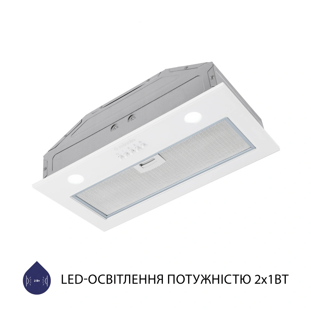 Вытяжка полновстраиваемая Minola HBI 52621 WH GLASS 700 LED original4 Вытяжка полновстраиваемая Minola HBI 52621 WH GLASS 700 LED original4