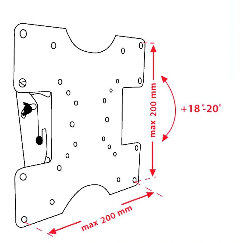 Настенное крепление Квадо К-39 original3 Настенное крепление Квадо К-39 original3