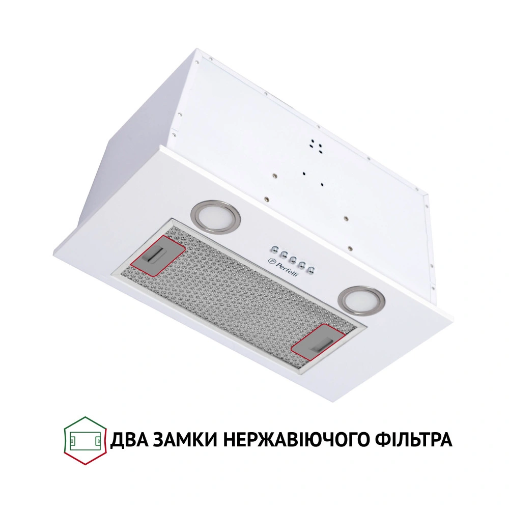 Вытяжка полновстраиваемая Perfelli BI 5652 WH 1000 LED original2 Вытяжка полновстраиваемая Perfelli BI 5652 WH 1000 LED original2