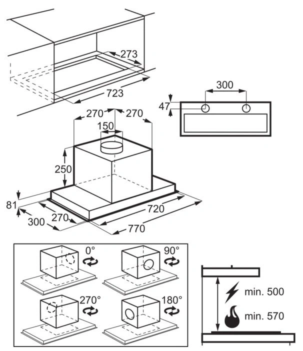 Вытяжка встраиваемая Electrolux LFG719R original3 Вытяжка встраиваемая Electrolux LFG719R original3