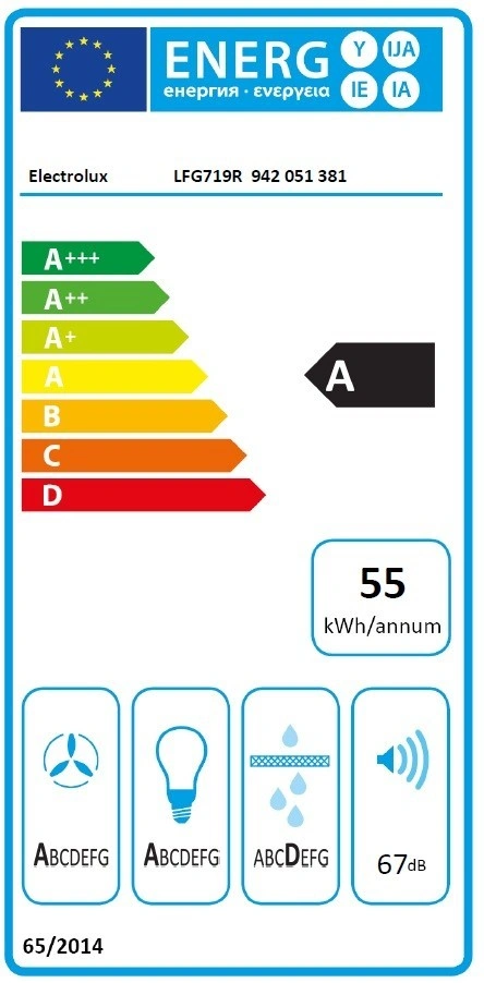 Вытяжка встраиваемая Electrolux LFG719R original5 Вытяжка встраиваемая Electrolux LFG719R original5