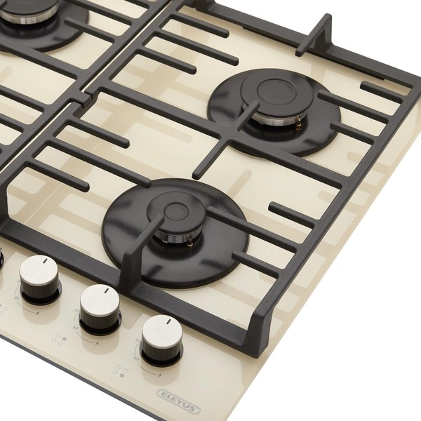 Газовая варочная поверхность ELEYUS IMPREZA 60 BG CF original7 Газовая варочная поверхность ELEYUS IMPREZA 60 BG CF original7