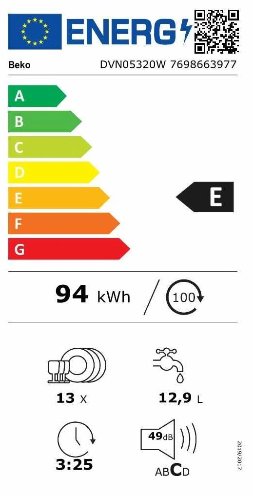 Посудомоечные машины Beko DVN05320W original5 Посудомоечные машины Beko DVN05320W original5
