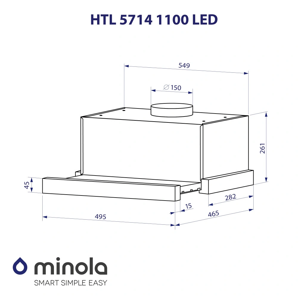 Вытяжка Minola HTL 5714 BL 1100 LED original11 Вытяжка Minola HTL 5714 BL 1100 LED original11