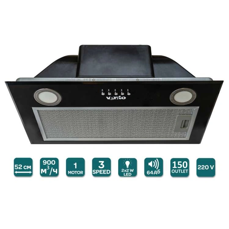 Вытяжка VENTOLUX PUNTO 52 BK (900) PB PC original2 Вытяжка VENTOLUX PUNTO 52 BK (900) PB PC original2