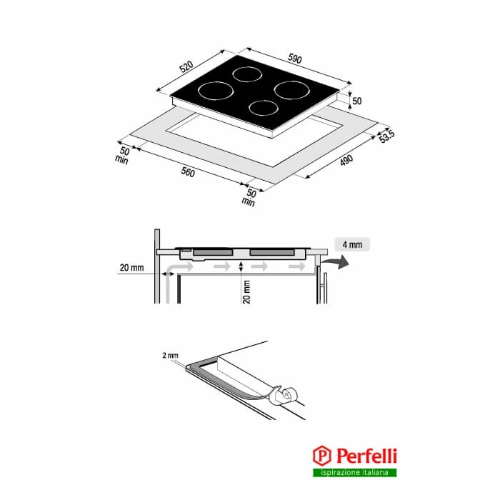 Поверхность индукционная Perfelli HI 610 BL original13 Поверхность индукционная Perfelli HI 610 BL original13