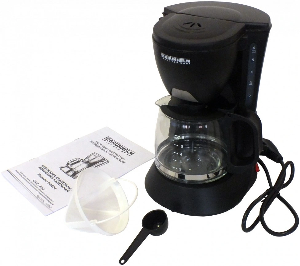 Кофеварка капельная Grunhelm GDC06 original5 Кофеварка капельная Grunhelm GDC06 original5