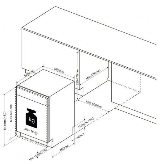 Посудомоечная машина De Dietrich DCJ434DB original4 Посудомоечная машина De Dietrich DCJ434DB original4
