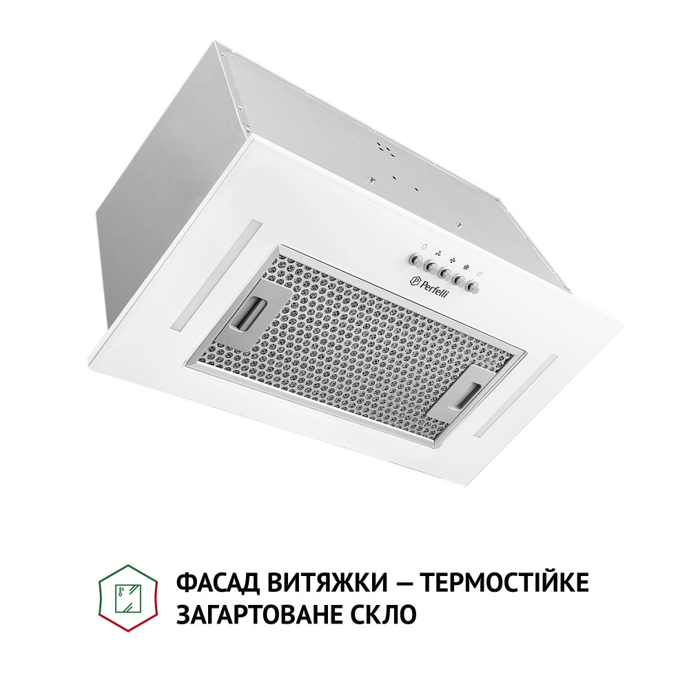 Полновстраиваемая вытяжка Perfelli BI 5684 WH 1000 LED original1 Полновстраиваемая вытяжка Perfelli BI 5684 WH 1000 LED original1
