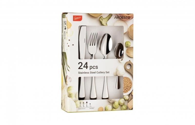 Набор столовых приборов Ardesto Gemini Luster 24 пр., (AR1924LS) original2 Набор столовых приборов Ardesto Gemini Luster 24 пр., (AR1924LS) original2