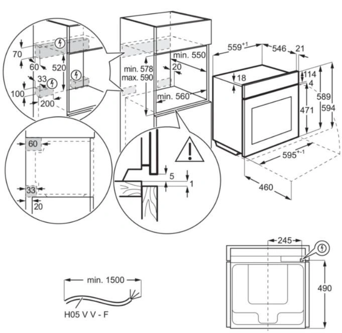 Духовой шкаф электрический Electrolux KOBBS39WX original5 Духовой шкаф электрический Electrolux KOBBS39WX original5