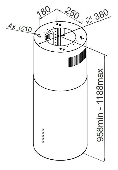 Вытяжка Kernau KCH0440 Copper Island original2 Вытяжка Kernau KCH0440 Copper Island original2