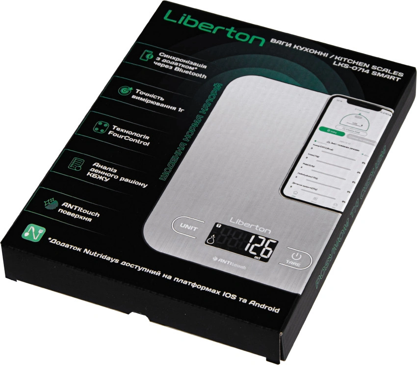 Весы кухонные Liberton LKS-0714 Smart original3 Весы кухонные Liberton LKS-0714 Smart original3