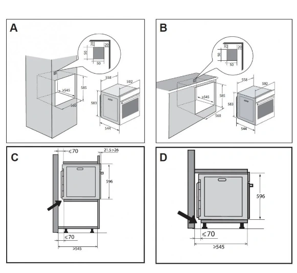 Духовка електрична De Dietrich DOP4556W original4 Духовка електрична De Dietrich DOP4556W original4