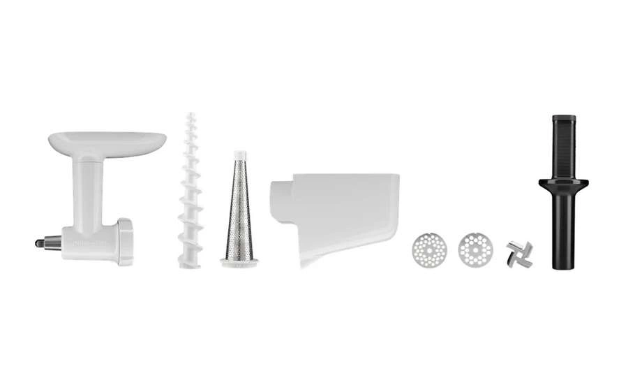 Набор из 2 насадок KitchenAid 5KSMFVSFGA (перетирание овощей и фруктов + мясорубка) original1 Набор из 2 насадок KitchenAid 5KSMFVSFGA (перетирание овощей и фруктов + мясорубка) original1