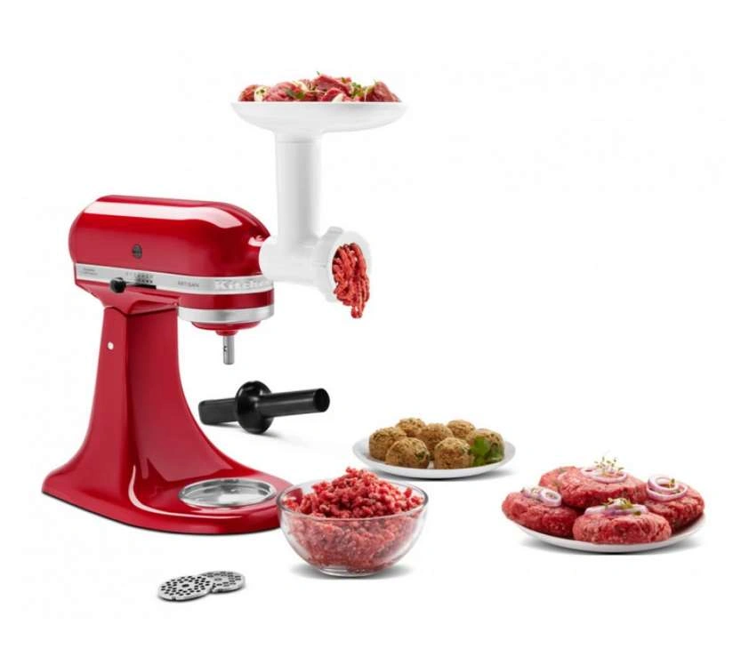 Набор из 2 насадок KitchenAid 5KSMFVSFGA (перетирание овощей и фруктов + мясорубка) original2 Набор из 2 насадок KitchenAid 5KSMFVSFGA (перетирание овощей и фруктов + мясорубка) original2