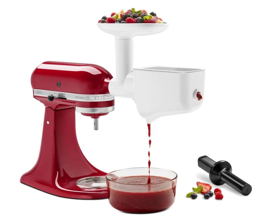Набор из 2 насадок KitchenAid 5KSMFVSFGA (перетирание овощей и фруктов + мясорубка) original3 Набор из 2 насадок KitchenAid 5KSMFVSFGA (перетирание овощей и фруктов + мясорубка) original3