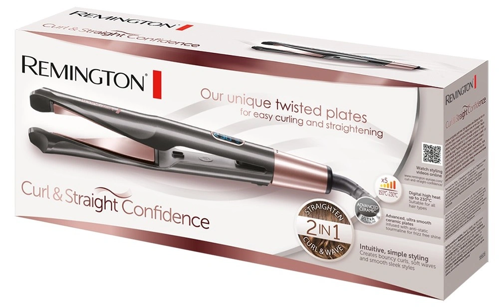 Стайлер (выпрямитель/плойка для волос) Remington S6606 Curl & Straight Confidence (896552) original8 Стайлер (выпрямитель/плойка для волос) Remington S6606 Curl & Straight Confidence (896552) original8