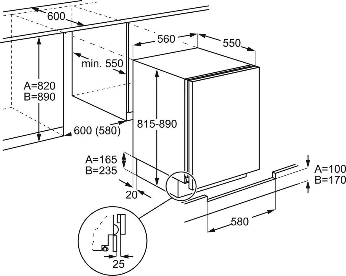 Встраиваемый холодильник с морозильной камерой Electrolux LSB2AE82S original4 Встраиваемый холодильник с морозильной камерой Electrolux LSB2AE82S original4
