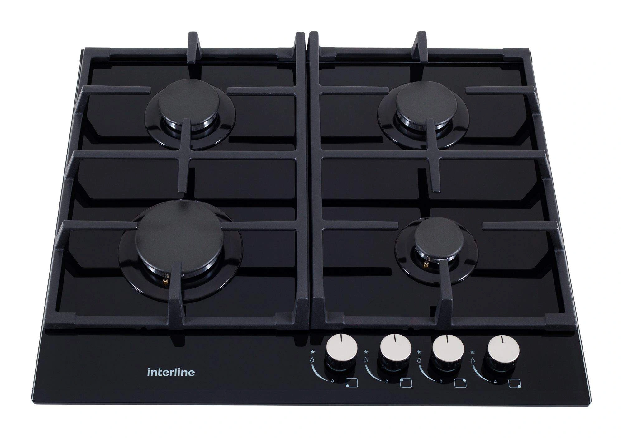 Варочная поверхность газовая Interline VGS 463 FGK BA original3 Варочная поверхность газовая Interline VGS 463 FGK BA original3