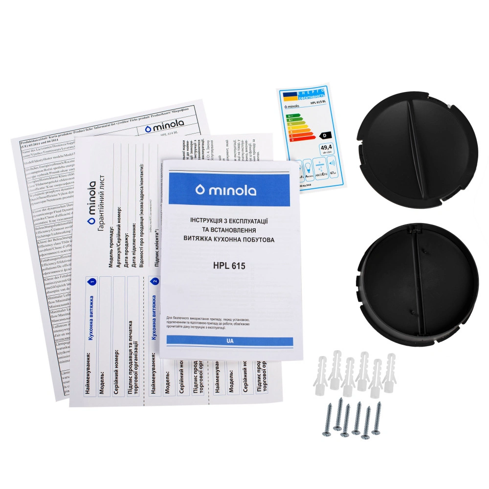 Вытяжка плоская Minola HPL 615 BL original10 Вытяжка плоская Minola HPL 615 BL original10