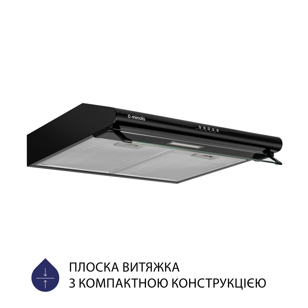 Вытяжка плоская Minola HPL 615 BL original2 Вытяжка плоская Minola HPL 615 BL original2