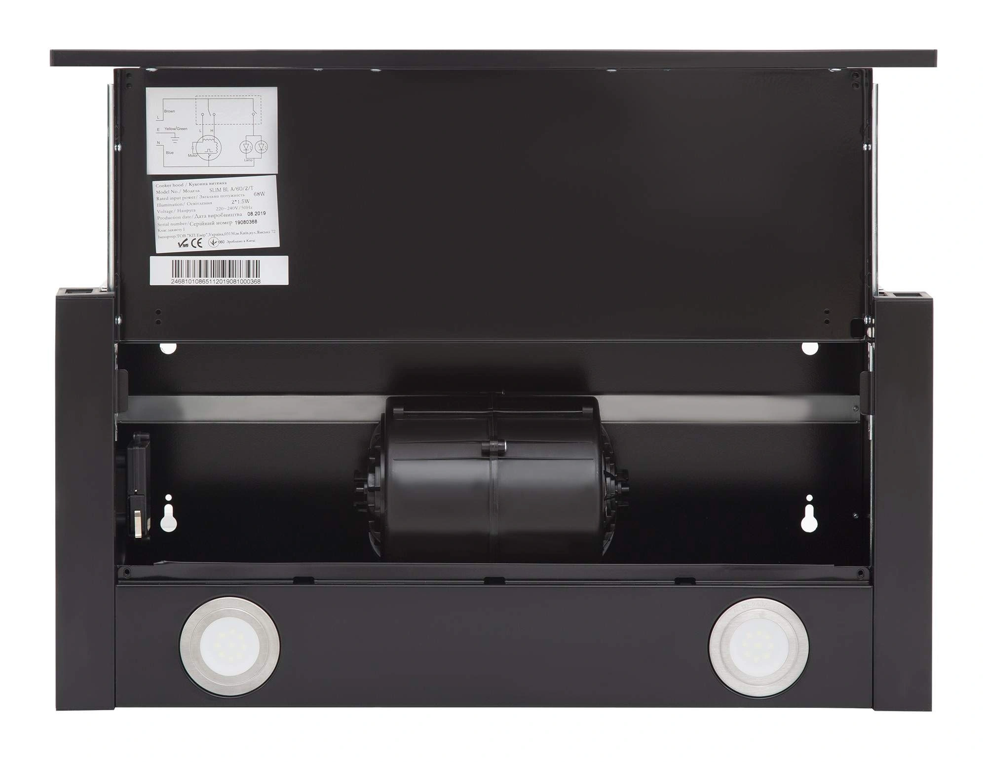 Вытяжка Interline DELI BL A/60/2/T original7 Вытяжка Interline DELI BL A/60/2/T original7