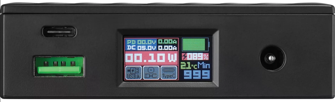 Универсальная мобильная батарея Sandberg AlwaysOn Powerbank 30000mAh DC+PD 120W Black (420-88) original3 Универсальная мобильная батарея Sandberg AlwaysOn Powerbank 30000mAh DC+PD 120W Black (420-88) original3