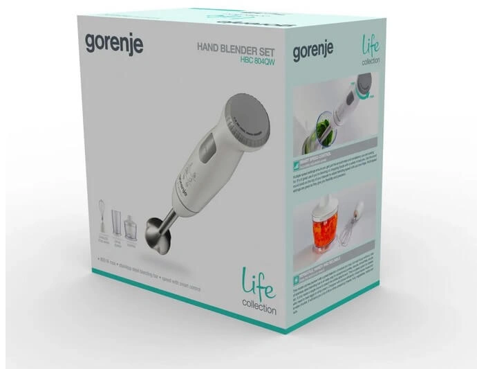 Погружной блендер Gorenje HBC804QW original5 Погружной блендер Gorenje HBC804QW original5