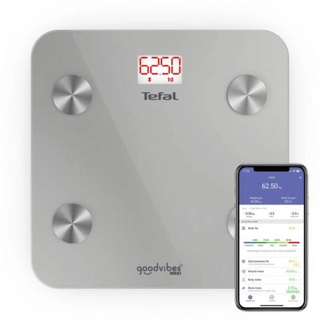 Весы напольные Smart Tefal GOODVIBES LIFE + BM9600S1 (BM9600S1) original2 Весы напольные Smart Tefal GOODVIBES LIFE + BM9600S1 (BM9600S1) original2