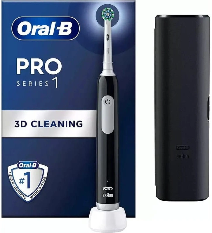 Электрическая зубная щетка Oral-B PRO1 D305.513.3X Black original2 Электрическая зубная щетка Oral-B PRO1 D305.513.3X Black original2