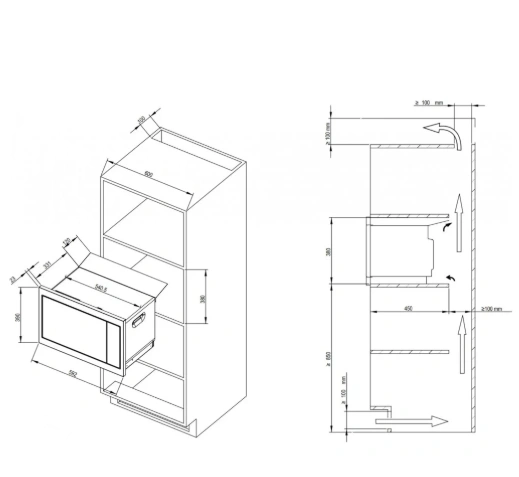 Мікрохвильовка De Dietrich DME4310X original4 Мікрохвильовка De Dietrich DME4310X original4