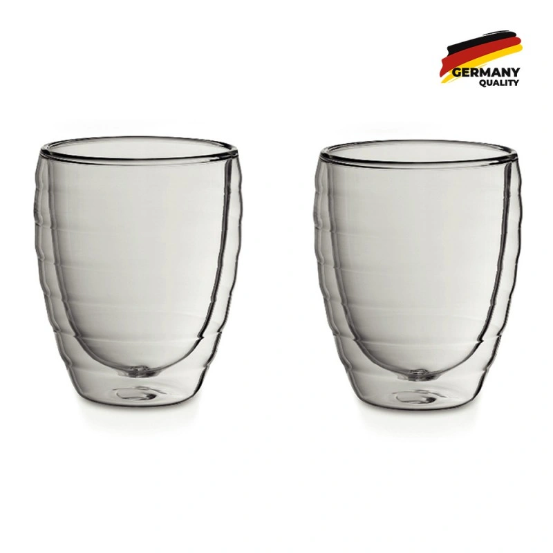 Набор стаканов для латте с двойными стенками KELA Cesena, 300 мл, 2шт. (12412) Набор стаканов для латте с двойными стенками KELA Cesena, 300 мл, 2шт. (12412)