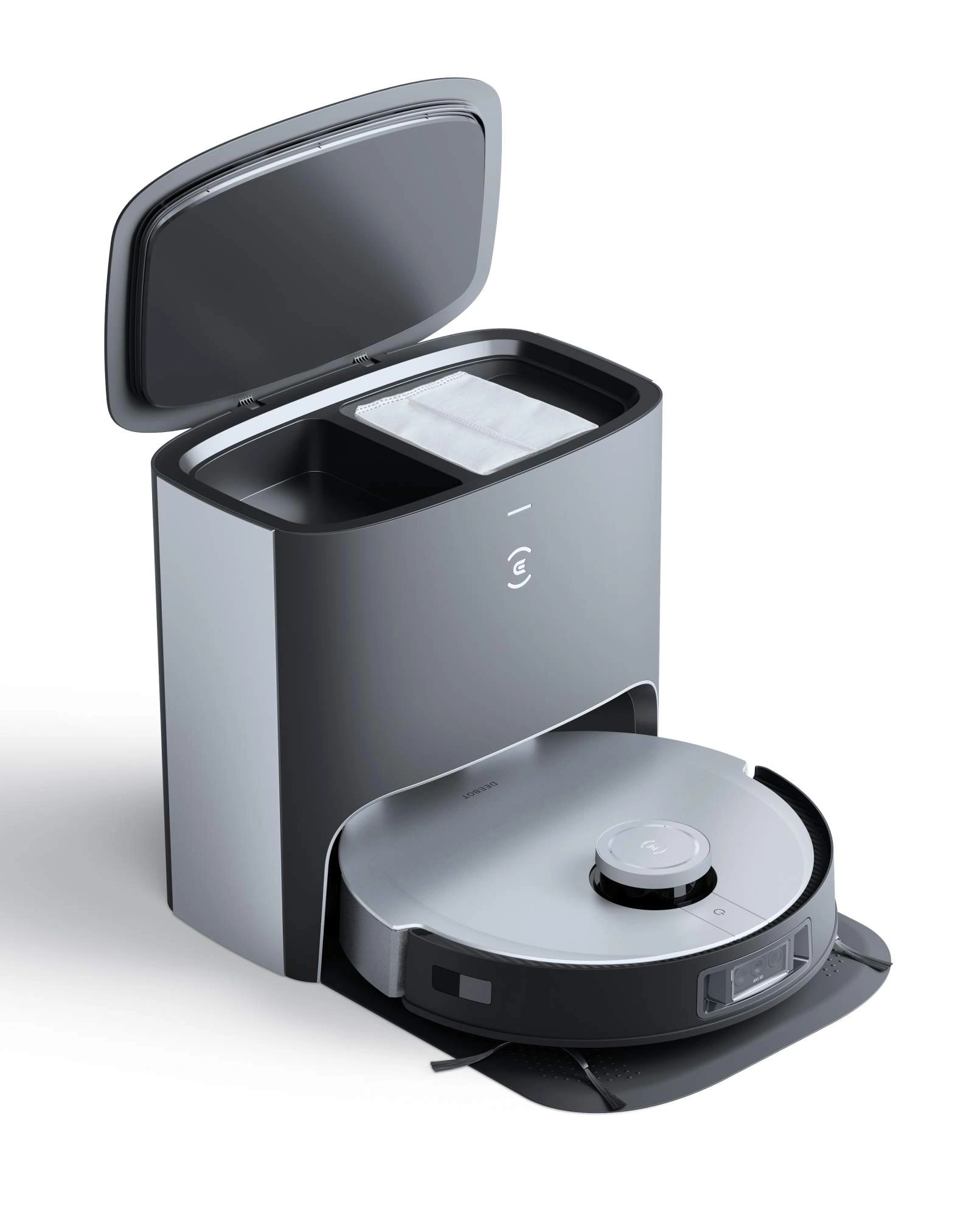 Робот-пылесос с влажной уборкой ECOVACS DEEBOT X1 PLUS Black (DEX55) original1 Робот-пылесос с влажной уборкой ECOVACS DEEBOT X1 PLUS Black (DEX55) original1