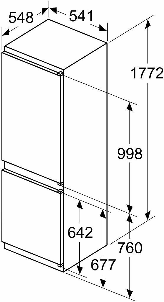 Встраиваемый холодильник Siemens KI86VNSE0 original8 Встраиваемый холодильник Siemens KI86VNSE0 original8