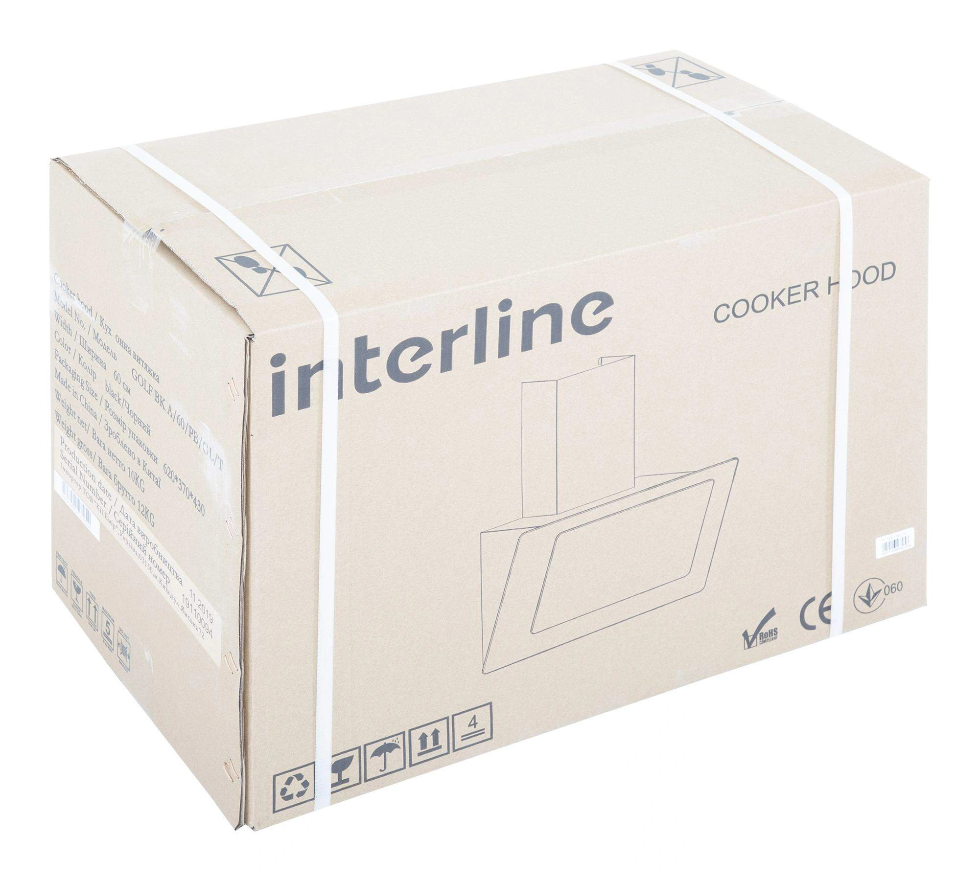 Вытяжка Interline GOLF BK A/60/PB/GL/T original13 Вытяжка Interline GOLF BK A/60/PB/GL/T original13