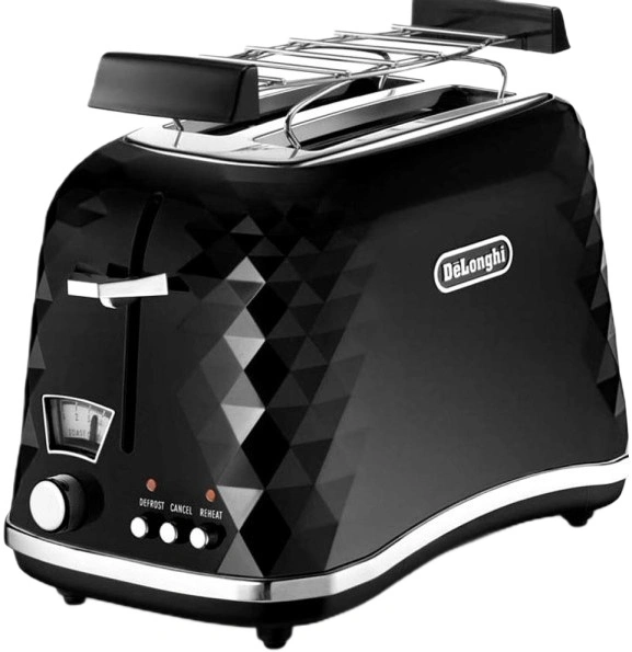 Тостер DeLonghi CTJ 2103 BK Brillante original1 Тостер DeLonghi CTJ 2103 BK Brillante original1