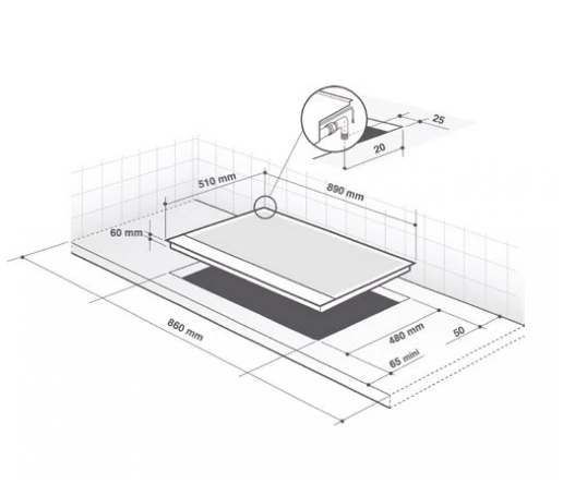 Газова варильна поверхня De Dietrich DPG4950B original3 Газова варильна поверхня De Dietrich DPG4950B original3