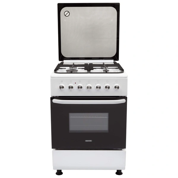 Плита кухонная комбинированная ELEYUS TEKNA 6007 CF WH original1 Плита кухонная комбинированная ELEYUS TEKNA 6007 CF WH original1