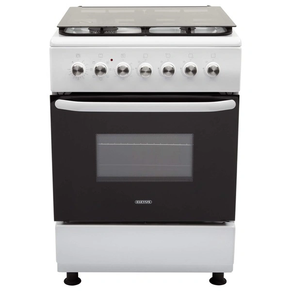 Плита кухонная комбинированная ELEYUS TEKNA 6007 CF WH original2 Плита кухонная комбинированная ELEYUS TEKNA 6007 CF WH original2