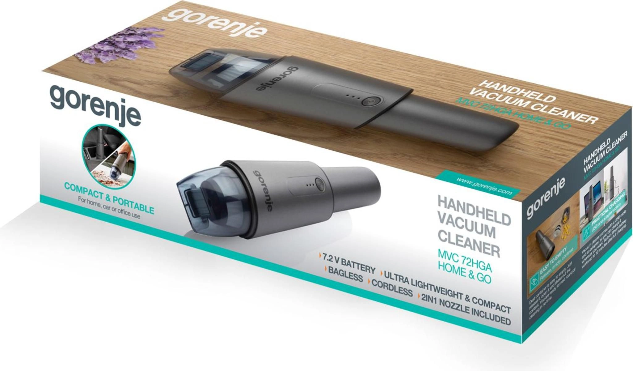 Ручной пылесос Gorenje MVC72HGA original10 Ручной пылесос Gorenje MVC72HGA original10