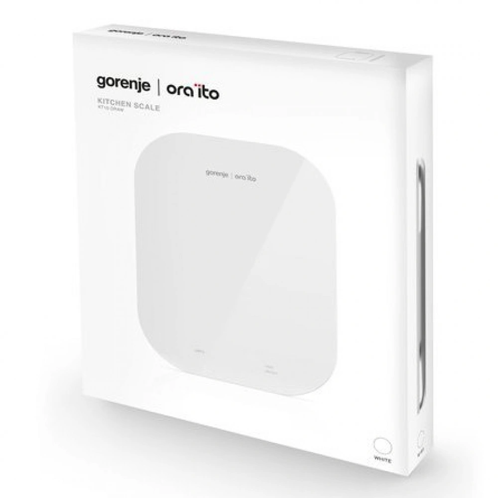 Весы кухонные Gorenje KT 10 ORAITO W original4 Весы кухонные Gorenje KT 10 ORAITO W original4