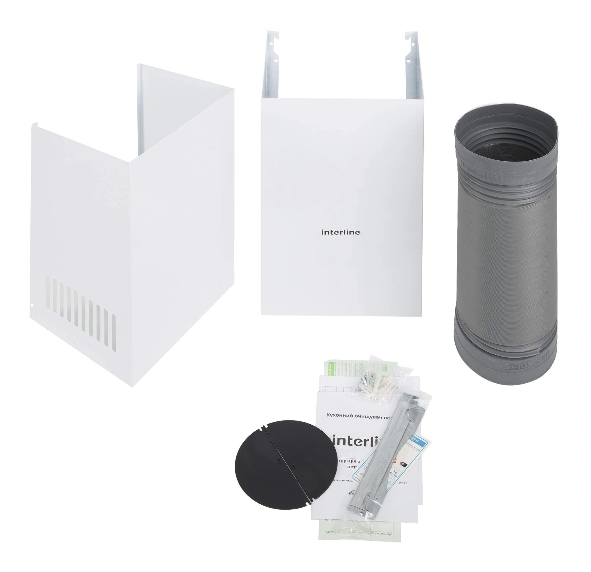 Вытяжка Interline FIESTA WH A 60 TC/GL/A original8 Вытяжка Interline FIESTA WH A 60 TC/GL/A original8