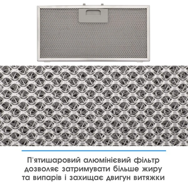 Вытяжка кухонная Eleyus Gemini 700 LED 52 BL original12 Вытяжка кухонная Eleyus Gemini 700 LED 52 BL original12