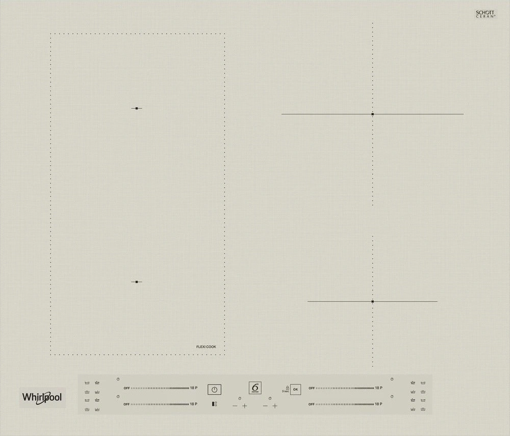 Варочная поверхность индукционная Whirlpool WL S2760 BF/S original1 Варочная поверхность индукционная Whirlpool WL S2760 BF/S original1