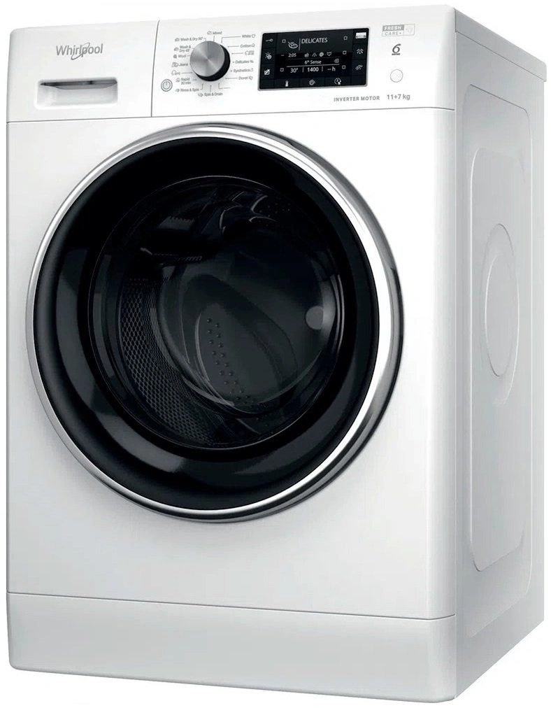 Стирально-сушильная машина автоматическая  Whirlpool FFWDB 1176258 BCV UA original2 Стирально-сушильная машина автоматическая  Whirlpool FFWDB 1176258 BCV UA original2