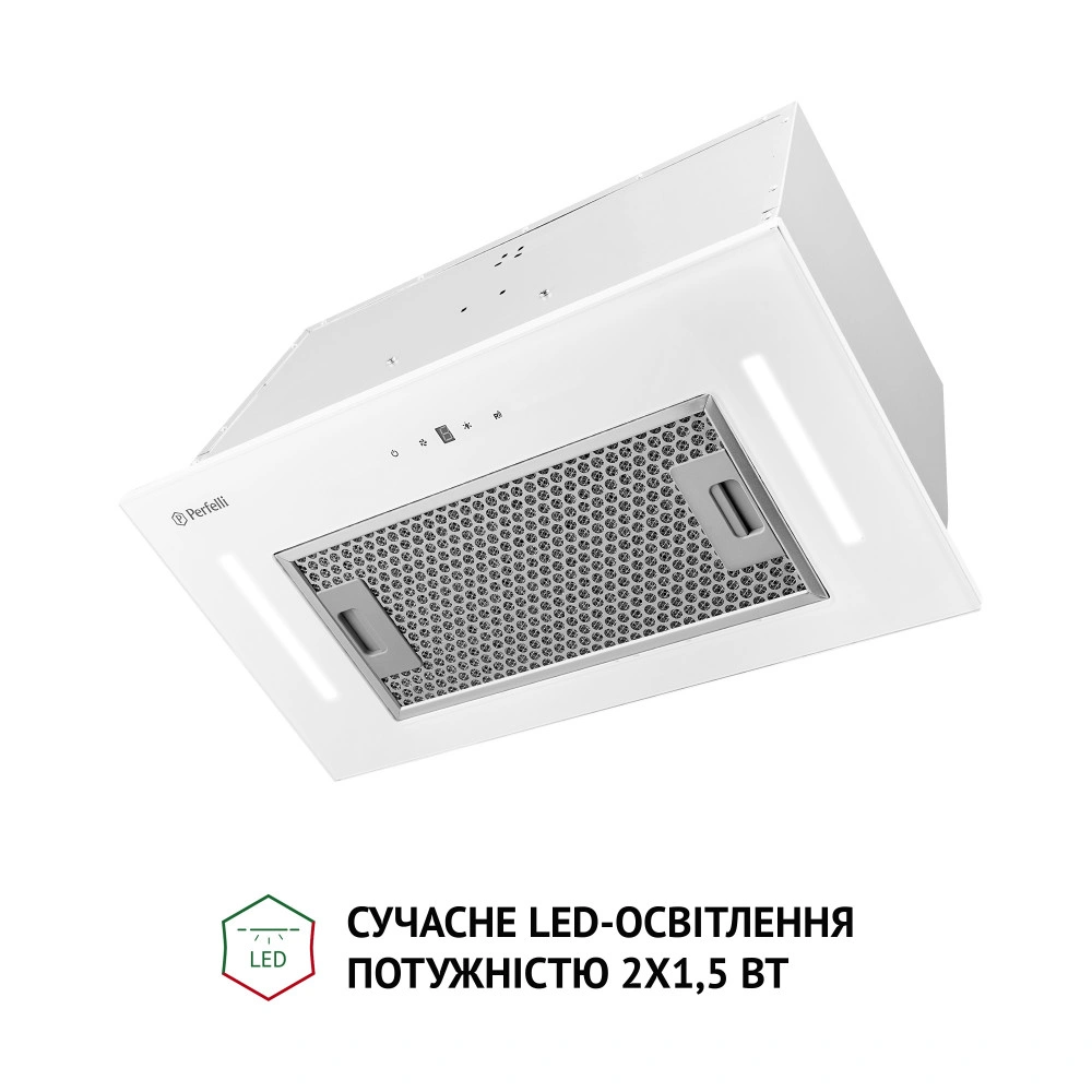 Полновстраиваемая вытяжка Perfelli BIS 5684 WH 1000 LED original2 Полновстраиваемая вытяжка Perfelli BIS 5684 WH 1000 LED original2