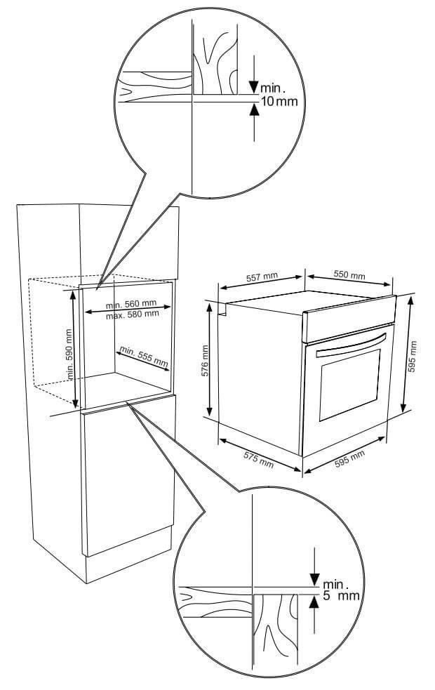 Встраиваемый духовой шкаф KERNAU KBO 0965 SK X original3 Встраиваемый духовой шкаф KERNAU KBO 0965 SK X original3